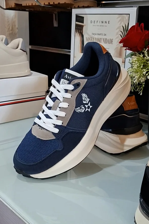 Ténis Avirex drip Drop Dark Bleu Cod.400 | definne
