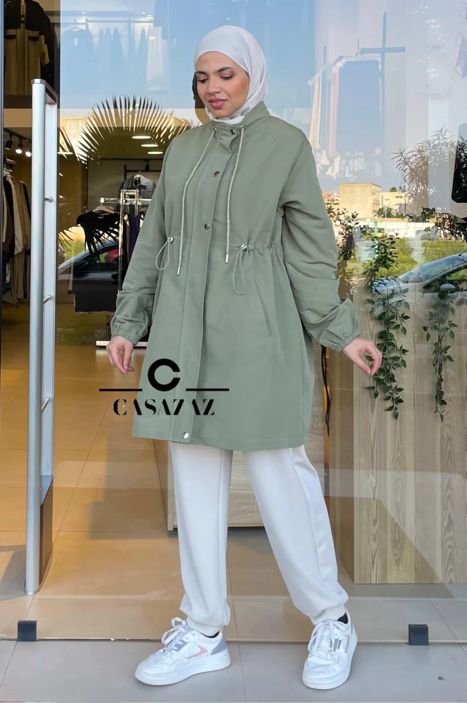 Trench Court Boutons | CasaZaz