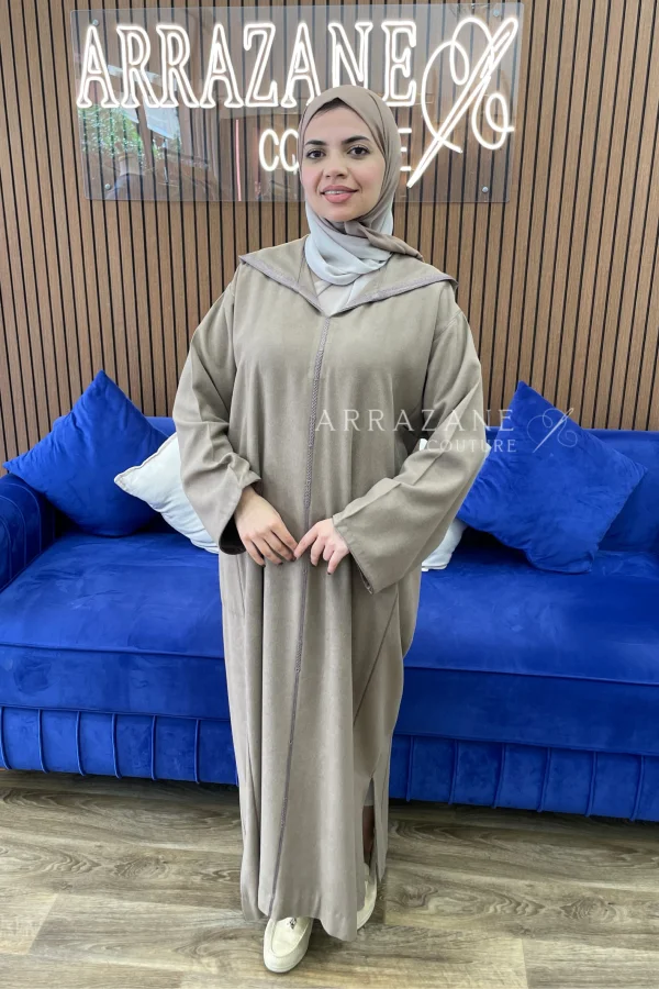 Djellaba Cachemire Taupe | CasaZaz