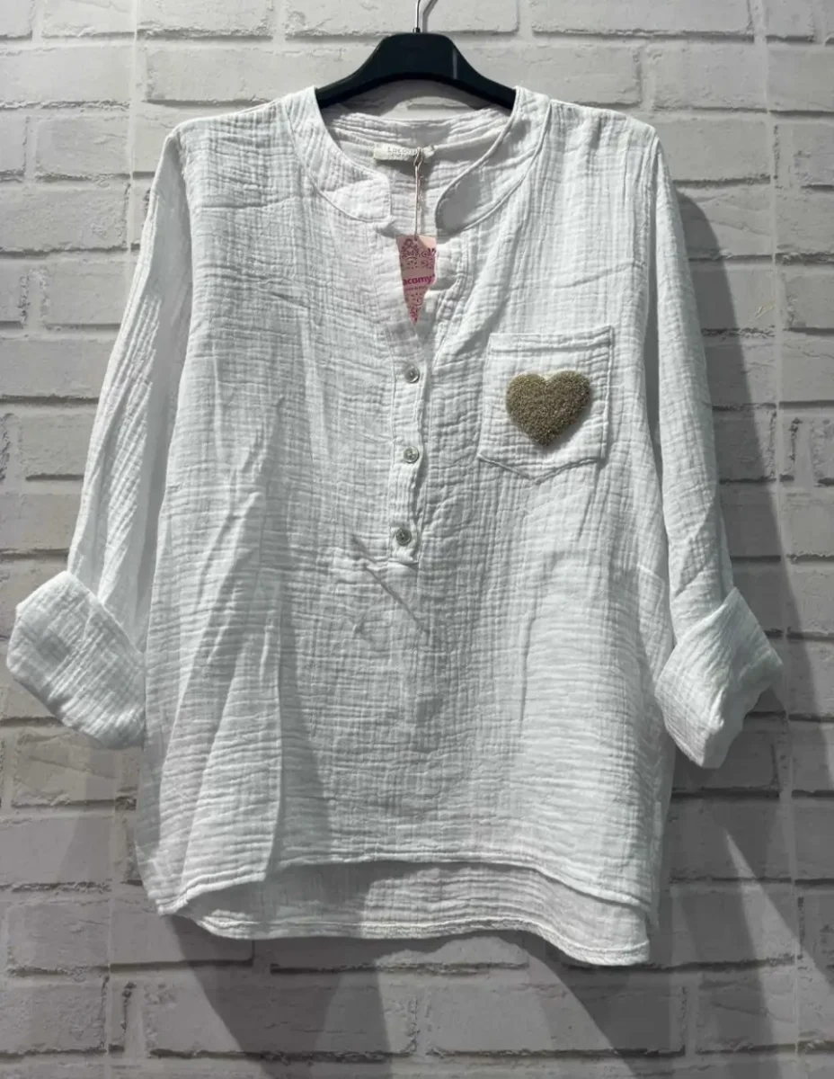 Chemise gar de coton coeur | Jus de coco 