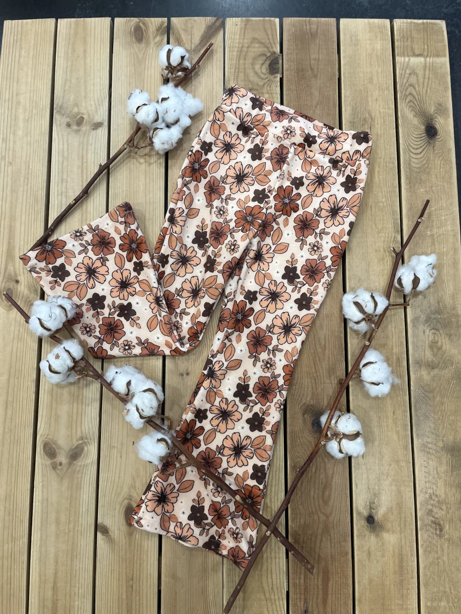 Pantalon flaire fleuri | Lena in Love 