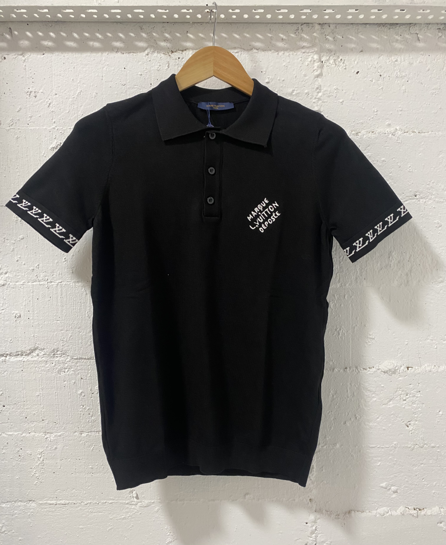 Louis Vuitton Polo Shirt 'Marque, Black | MASSIMOLUXURYOUTLET