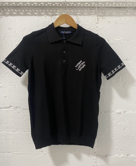 Louis Vuitton Polo Shirt 'Marque, Black | MASSIMOLUXURYOUTLET