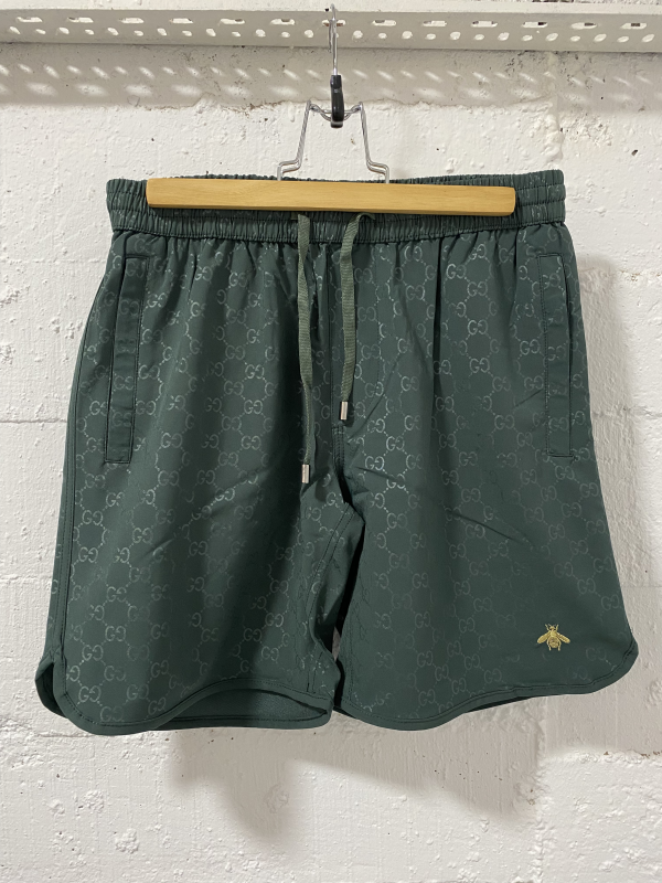 Gucci Firenze 1921 Swimshort Green | MASSIMOLUXURYOUTLET
