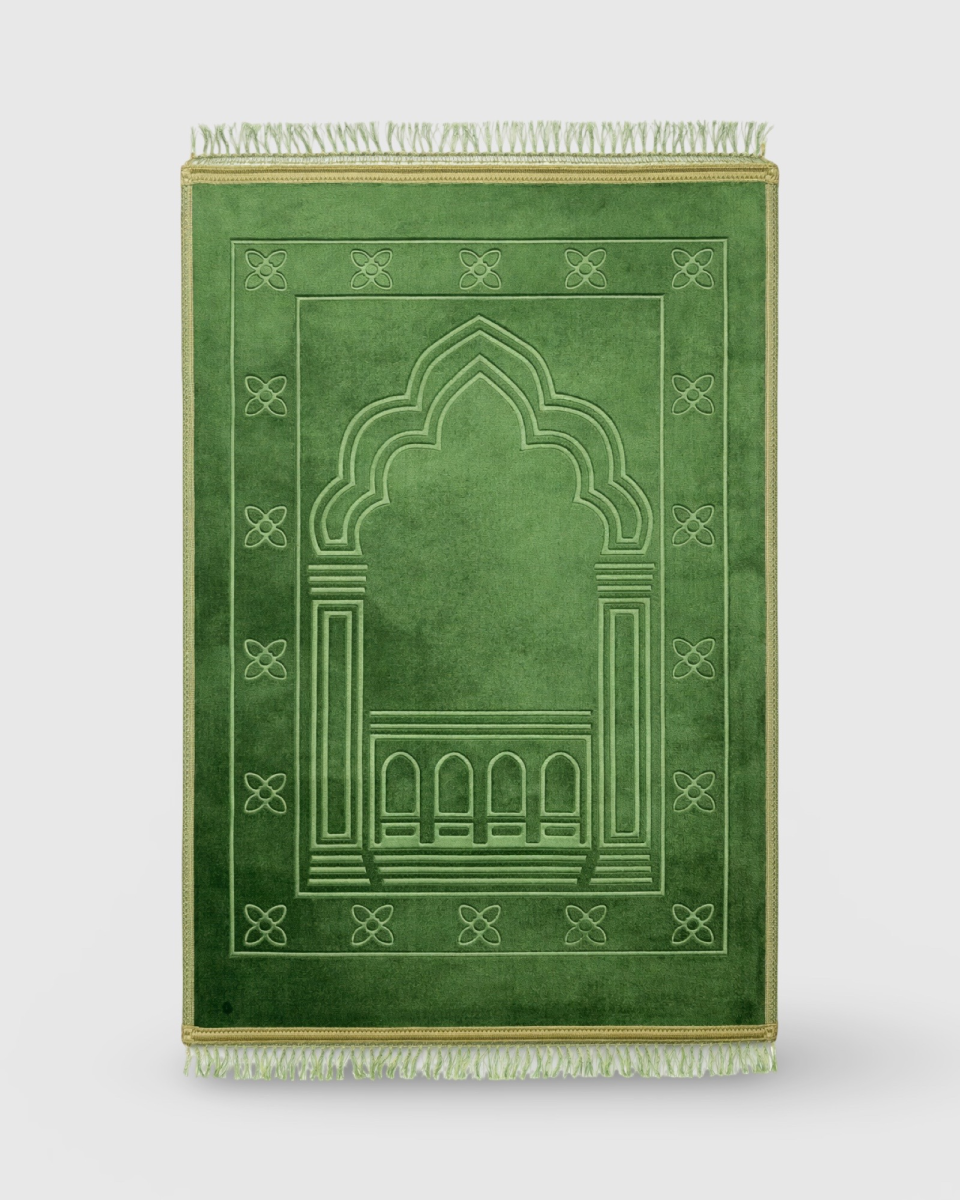 GRAND TAPIS DE PRIÈRE MOLLETONNÉ 80 × 120 CM – CONFORT, DOUCEUR & ÉLÉGANCE | AMCOSMETIK