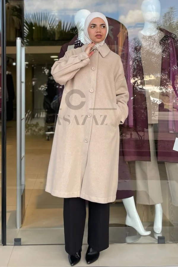 Manteau Lainage Texturé | CasaZaz