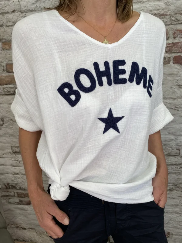 Chemise gaz de coton Bohème | Jus de coco 