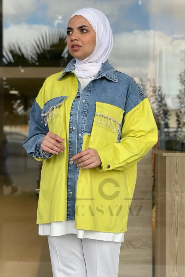 Chemise jean colorée | CasaZaz