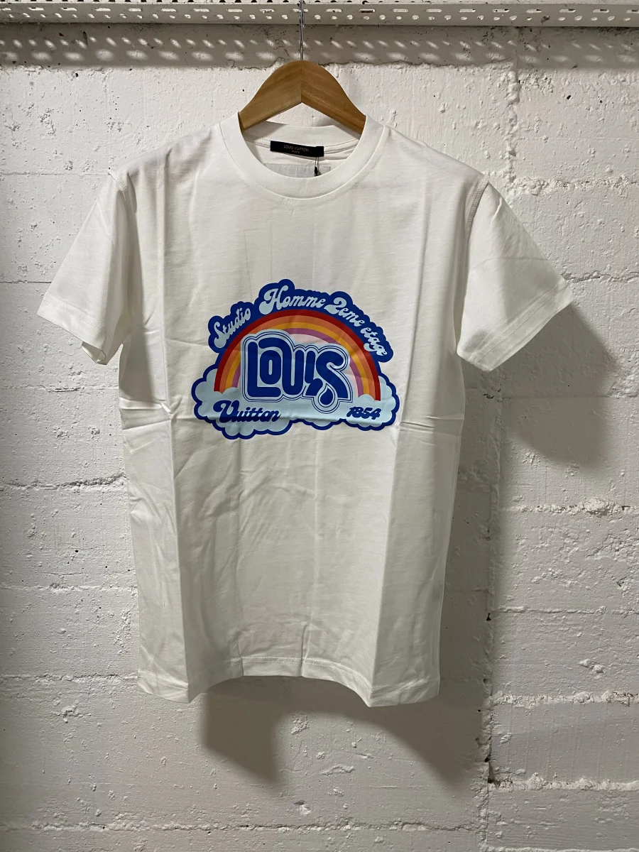 Louis Vuitton T-Shirt White/Print | MASSIMOLUXURYOUTLET