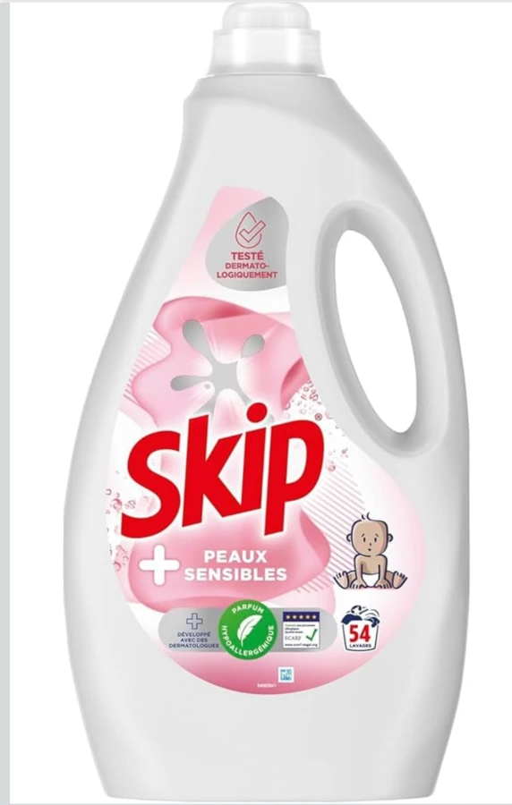 Lot de 2 bouteilles Skip peaux sensibles | Miniprix