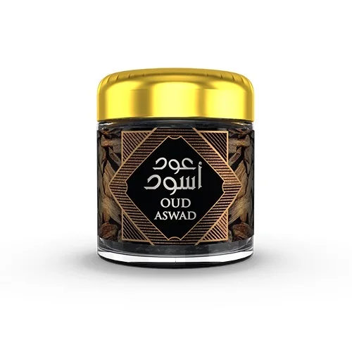 MABSOUS OUD (ENCENS OUDH EN POUDRE) OUD ASWAD 30GR | AMCOSMETIK