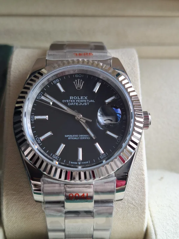 ROLEX DATEJUST BLACK DIAL
                                (SCATOLA E CERTIFICATI INCLUSI)
 | Fastfashionitalia