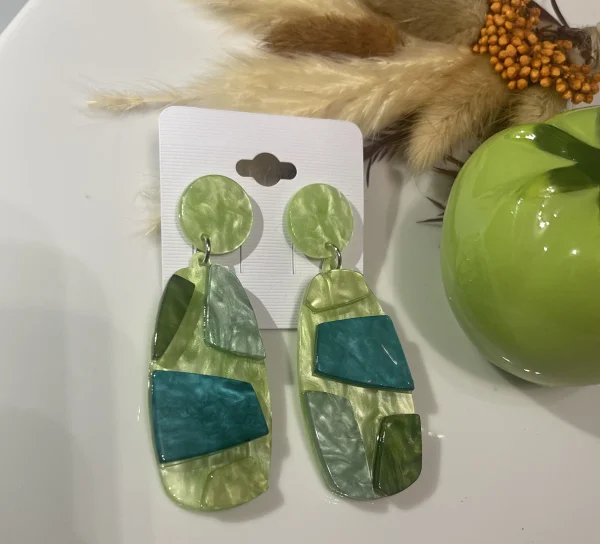 B d’oreilles en résine ethnique  | WOMANITY FWI