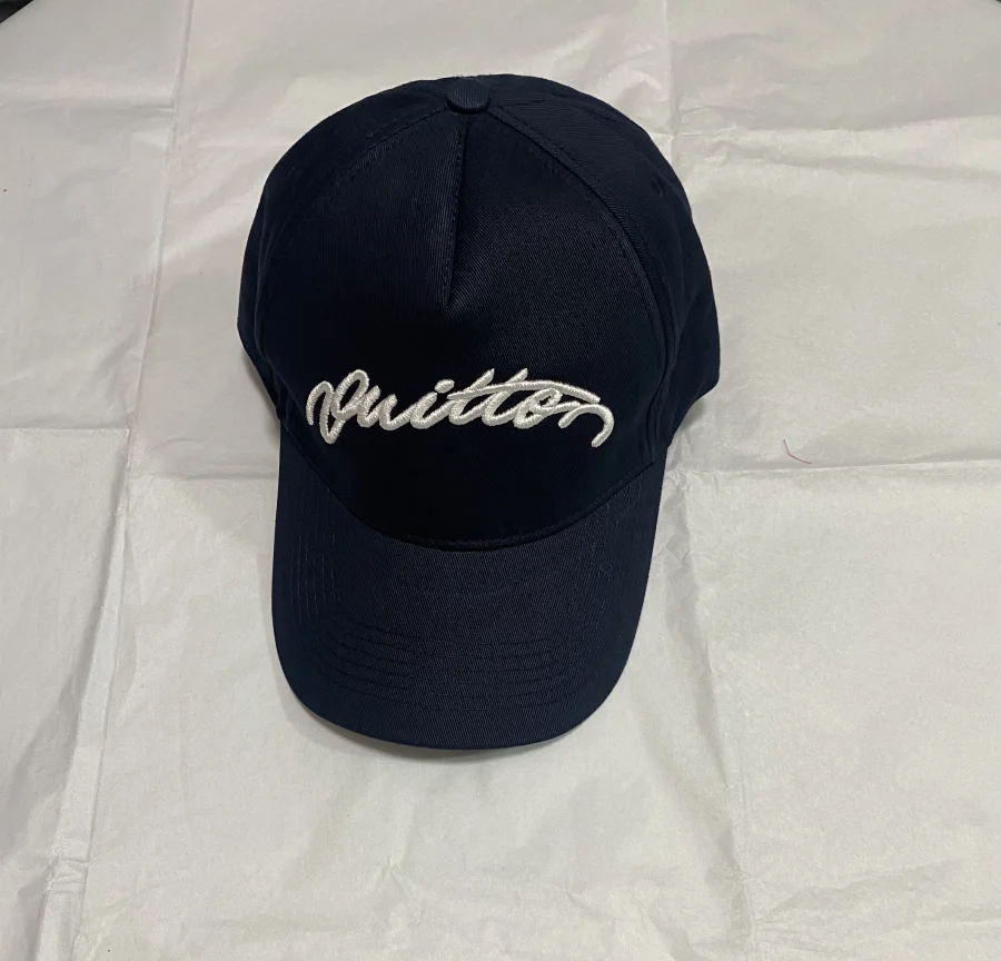 Louis Vuitton Baseball Cap Navy Blue | 