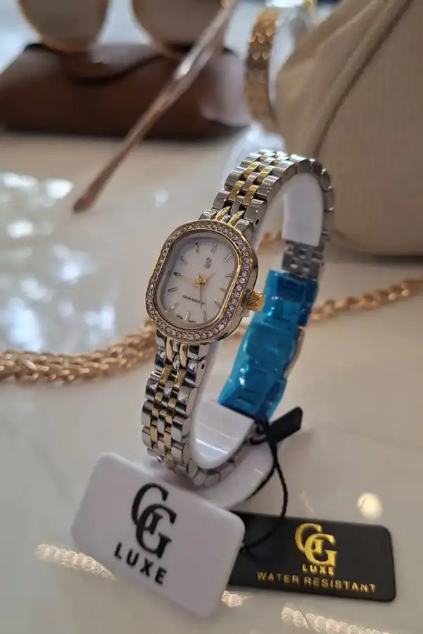 Relógio GGLux Feminino Silver & Gold fundo branco cod 743 | definne