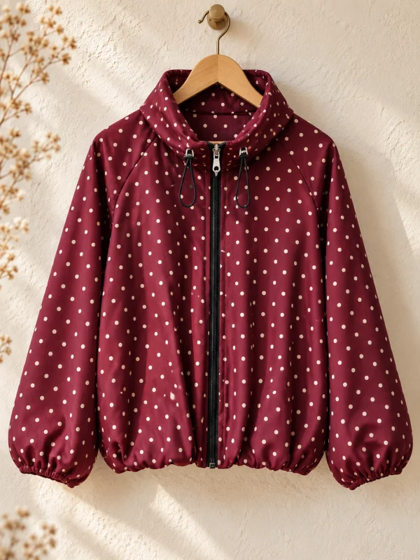 Veste " polly" bordeaux 38 au 48 | Les Chics Filles by Sab
