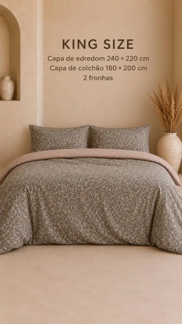 Jogo de Cama King Size | Bloom