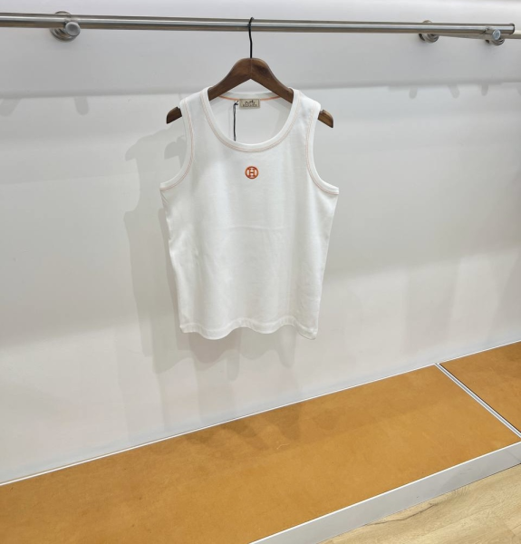 Hermes Paris Top Shirt White | MASSIMOLUXURYOUTLET