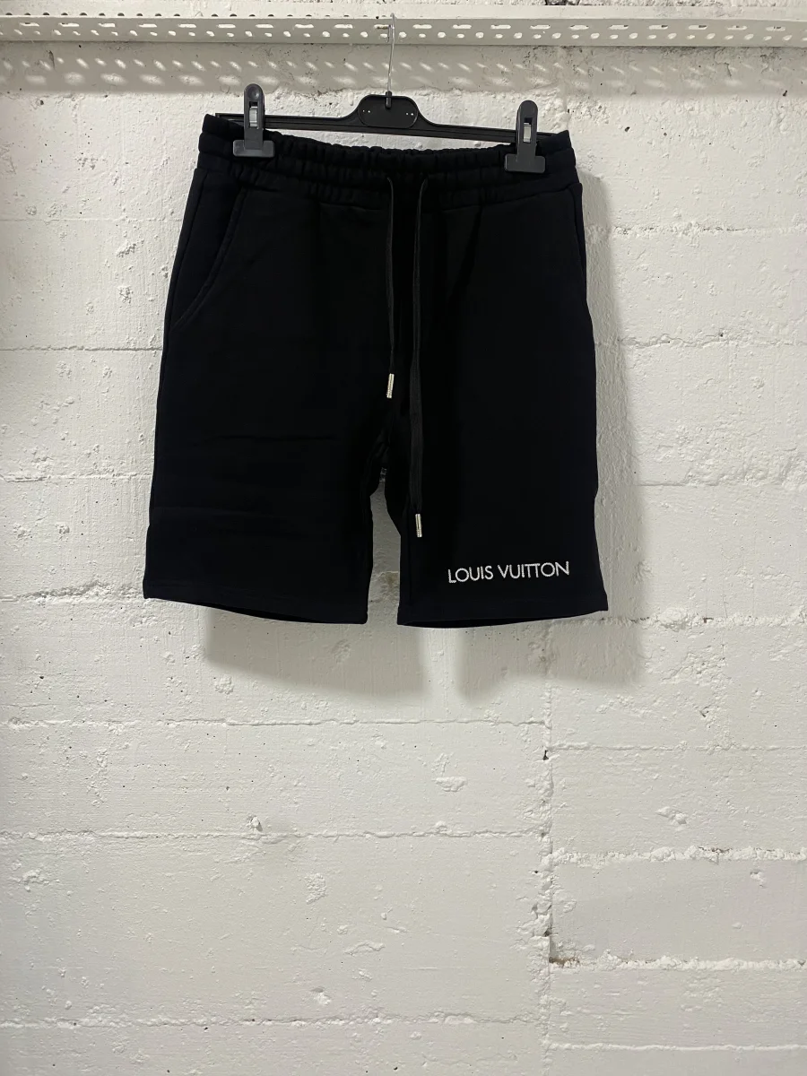 Louis Vuitton Short Black in LV white | MASSIMOLUXURYOUTLET