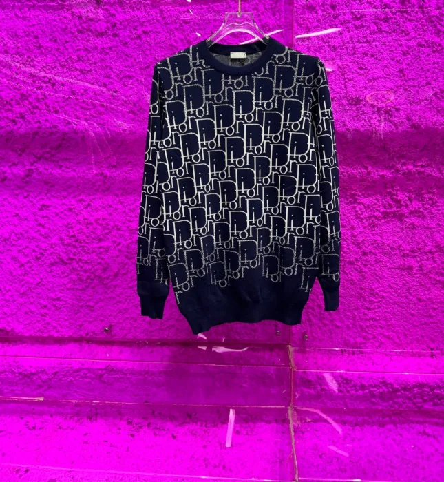 Christian Dior Sweater Dark Blue  | MASSIMOLUXURYOUTLET