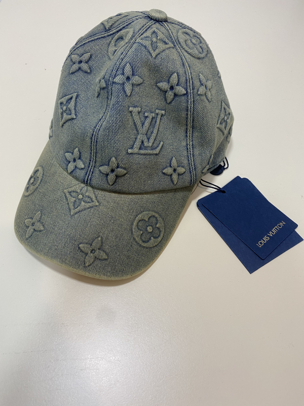 Louis Vuitton Denim Cap  | MASSIMOLUXURYOUTLET