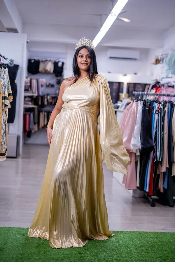 Robe asymétrique | Pink Corner 974