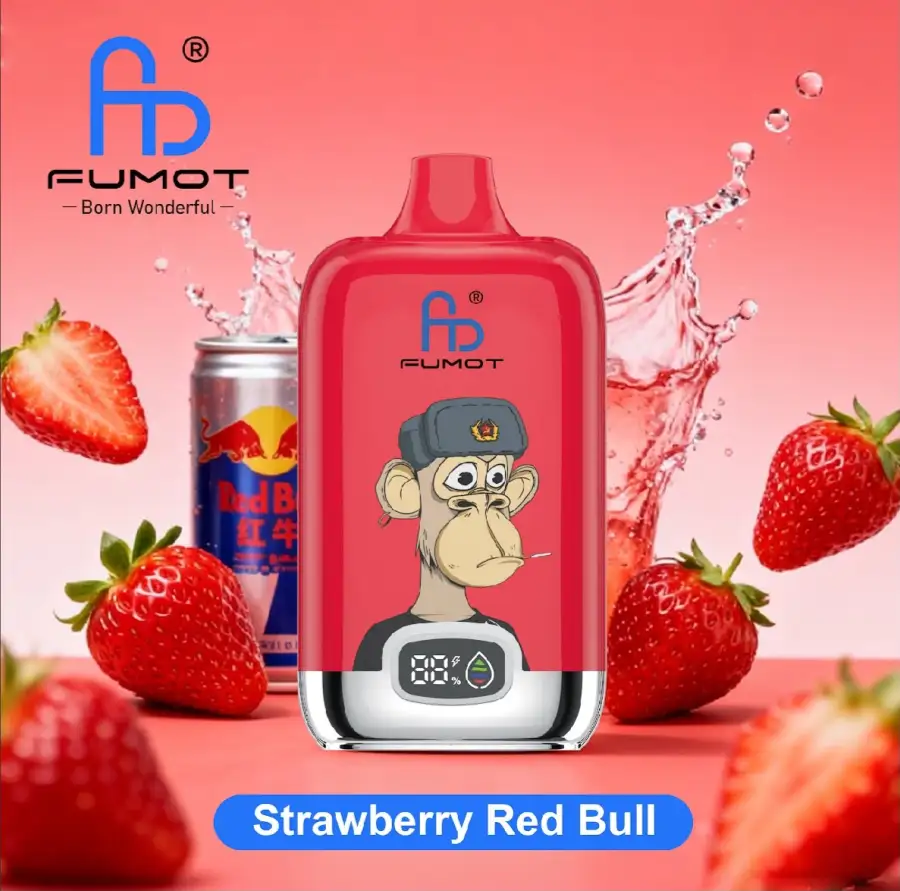 12000 Strawberry redbull Digitalbox Fumot | Eq vape