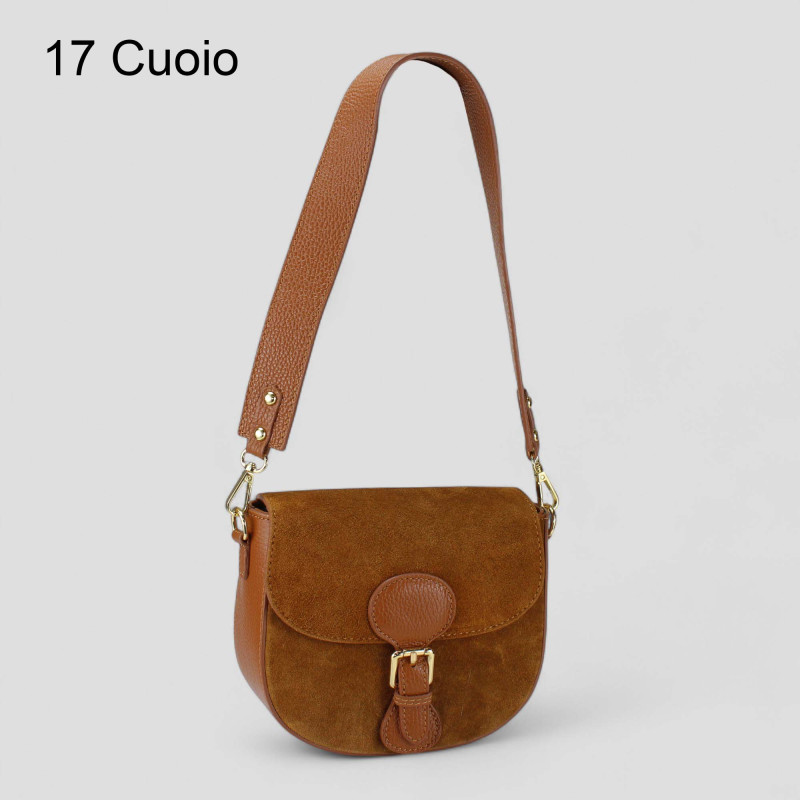 5928 - Mini borsa scamosciata in pelle | Carvin Bags