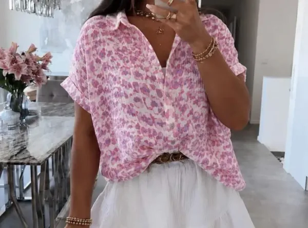 Musselinbluse Leo AA62 | LL-Fashion