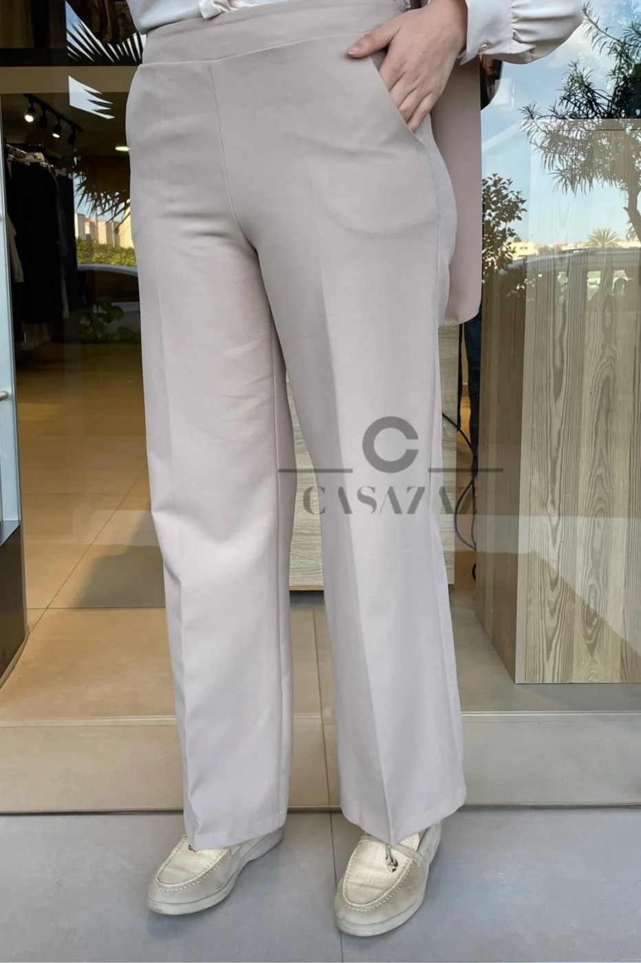 Pantalon Élastique Large | CasaZaz