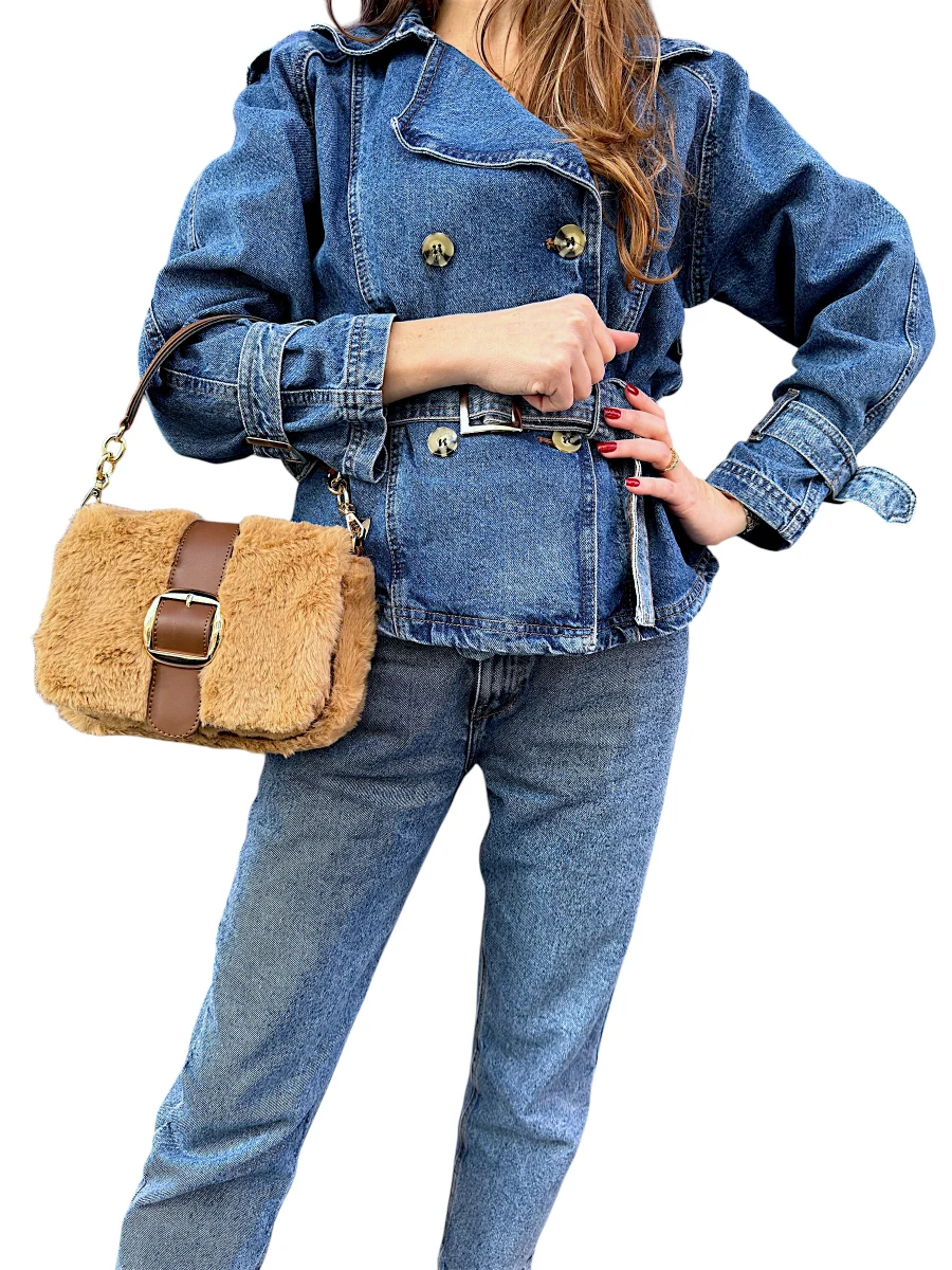 Kary Fourrure Camel | Sac'ré