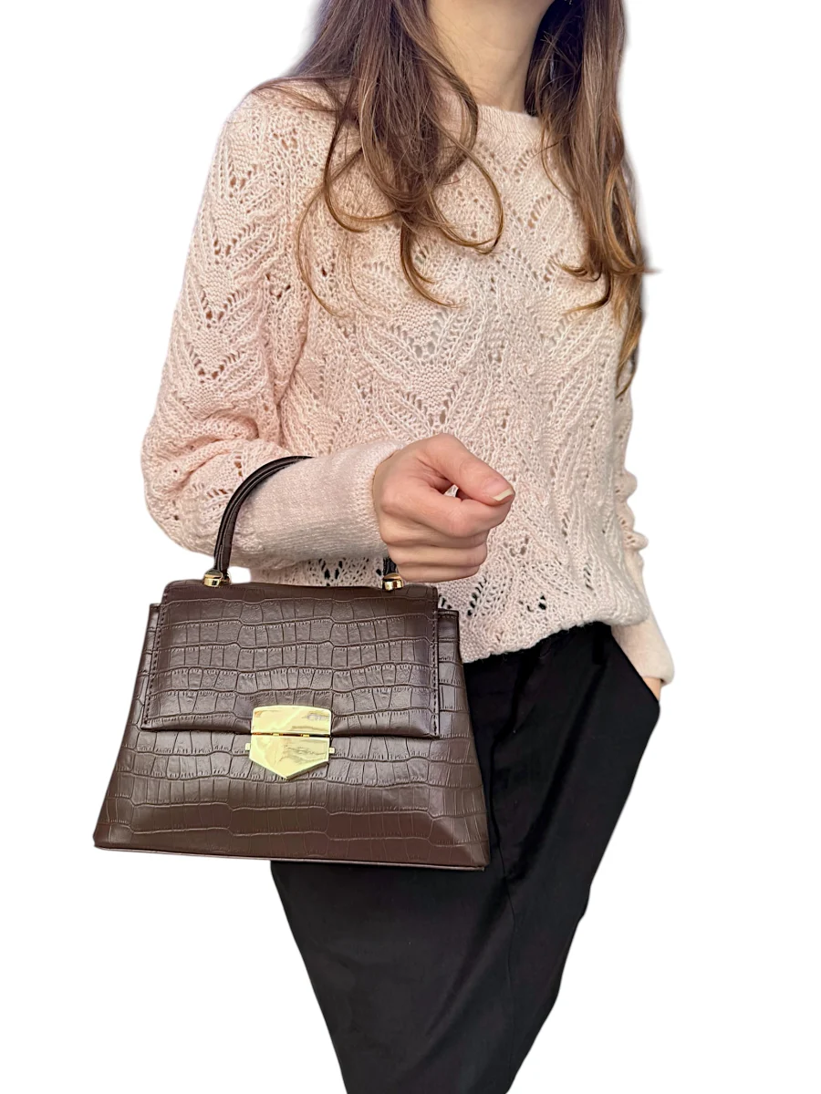 Kylian Croco Marron  | Sac'ré