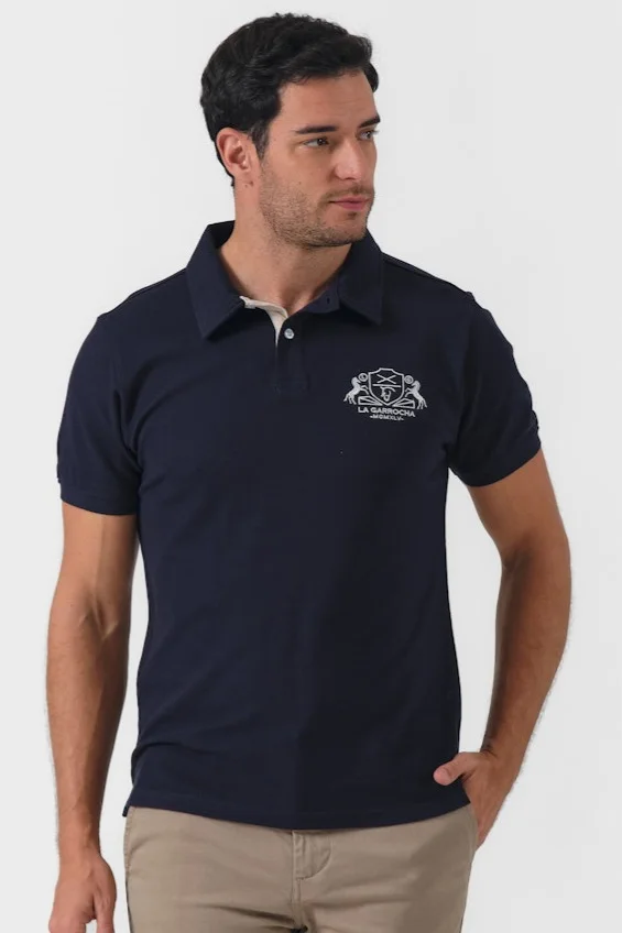Polo Basica Hornes Azul Marinho La Garrocha790  | Definne