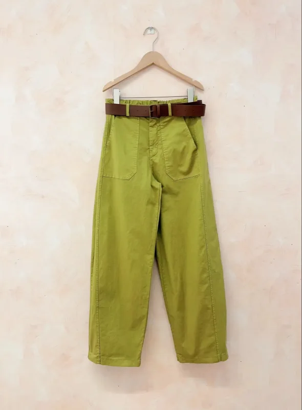 Pantalon BALOON vert olive | Les bohemiennes Le Bouscat