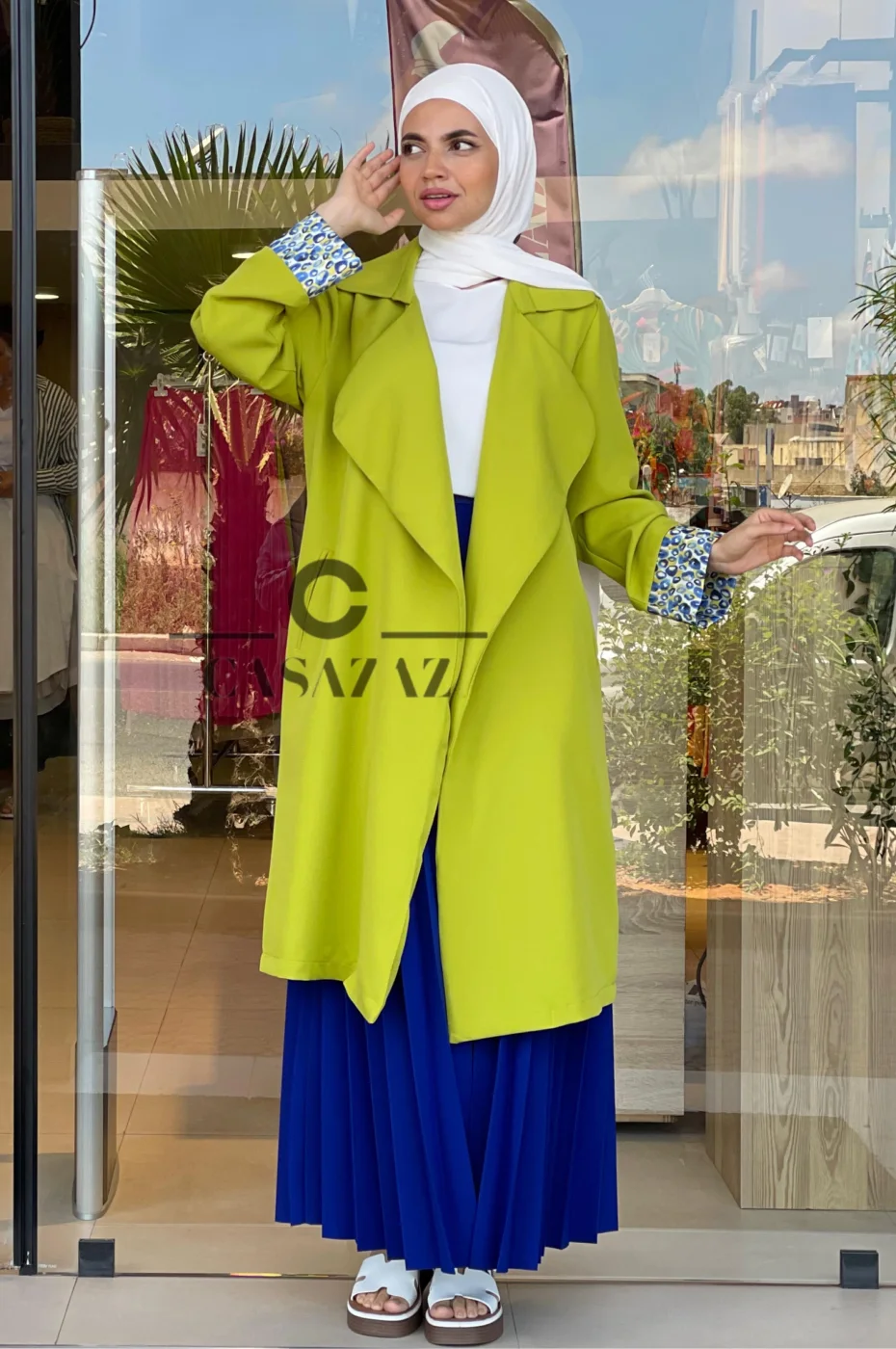 Trench Manche Motif | CasaZaz