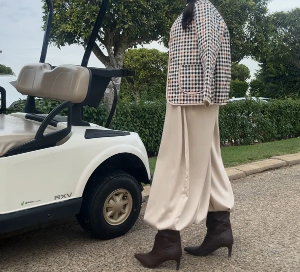 Chaqueta cayetana vichy | MAISON MARJU