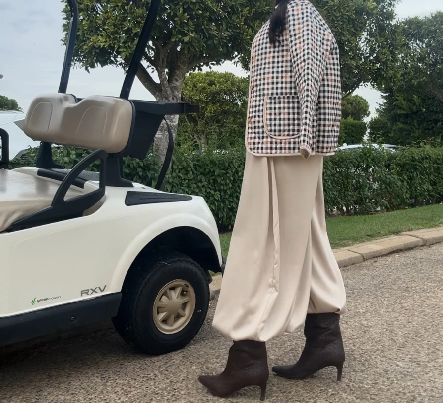 Chaqueta cayetana vichy | MAISON MARJU