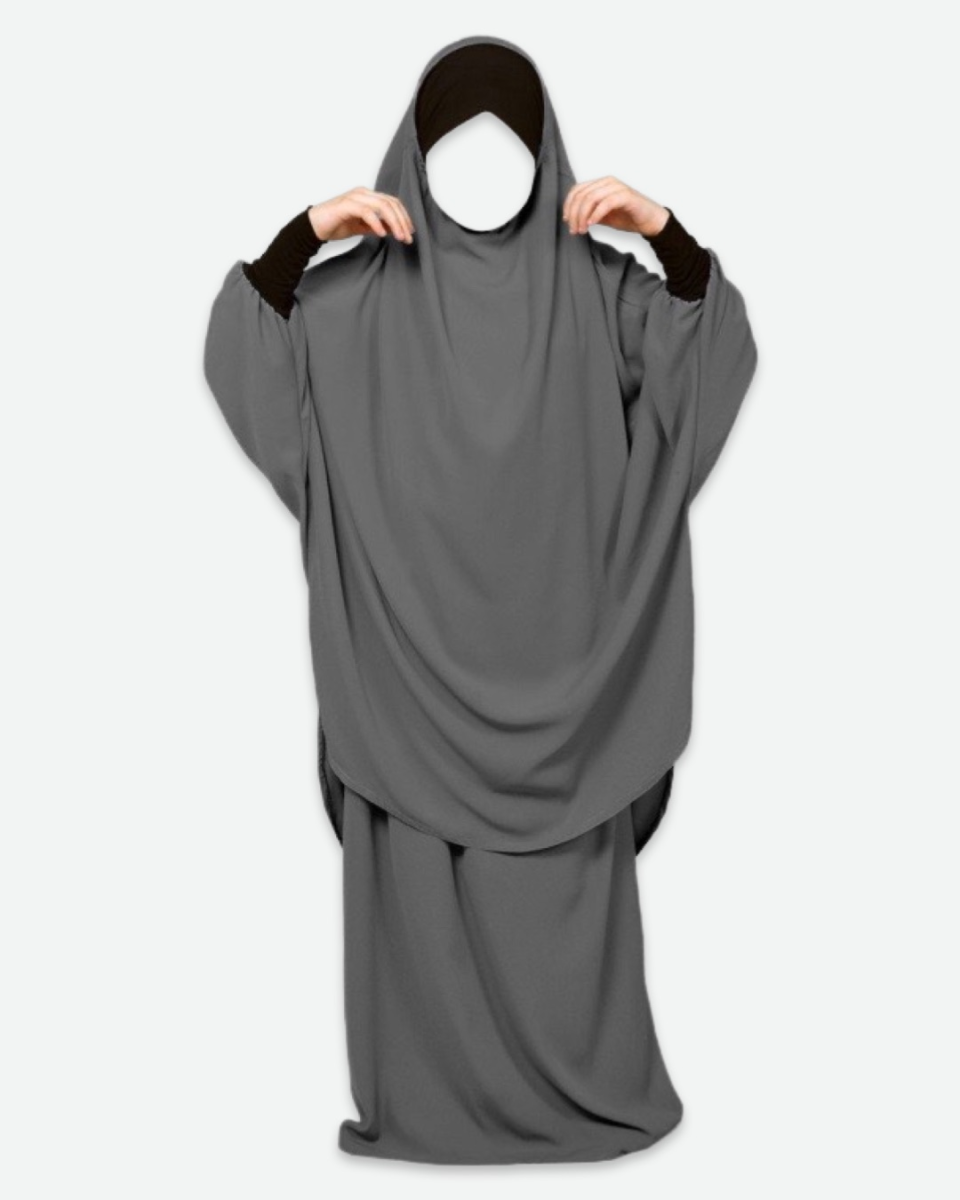 JILBAB ENFANT GRIS | AMCOSMETIK