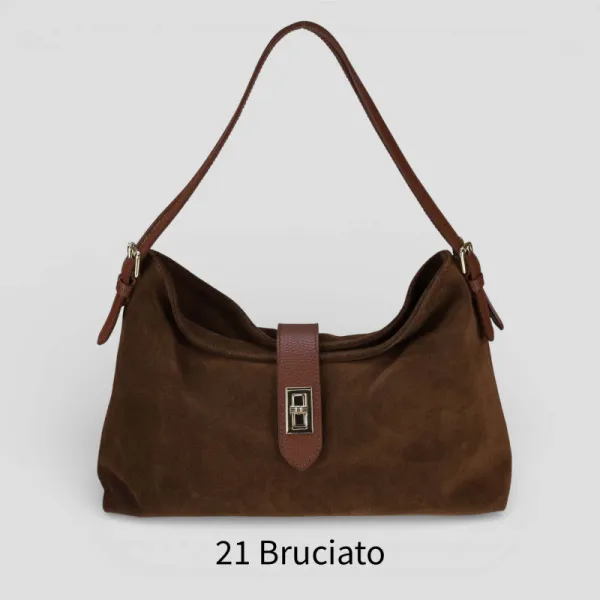 6155 - Borsa in pelle scamosciata  | Carvin Bags