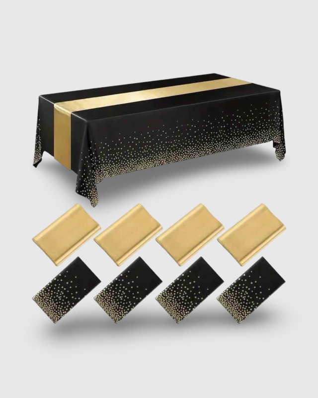 NAPPE AVEC CHEMIN DE TABLE JETABLE EID | AMCOSMETIK