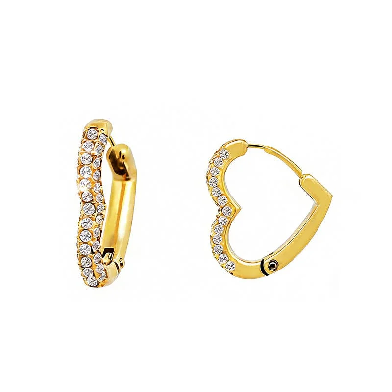 Orecchini Heart Hoop | Aphilia Gioielli