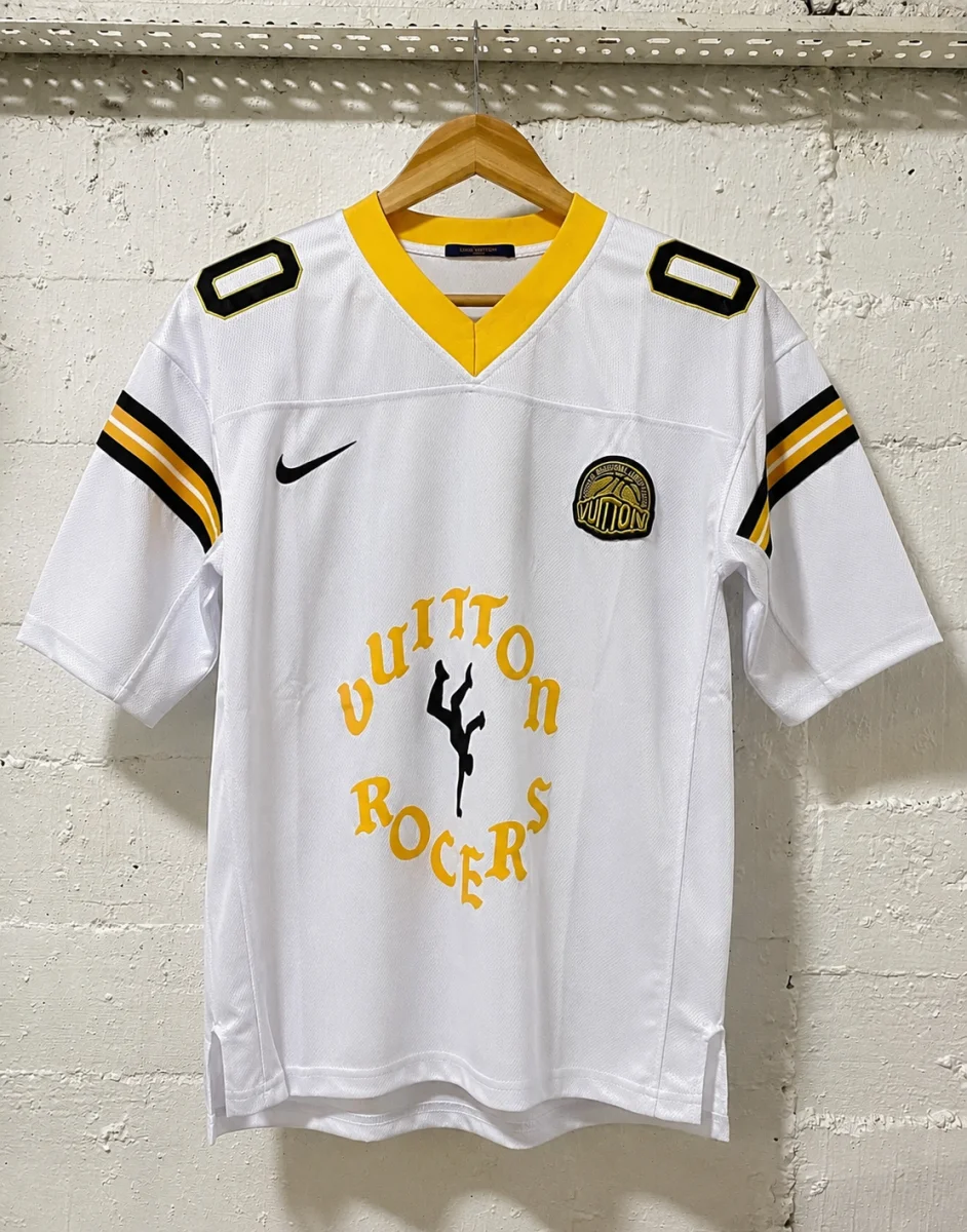 Louis Vuitton T-Shirt White & Yellow Football  | MASSIMOLUXURYOUTLET