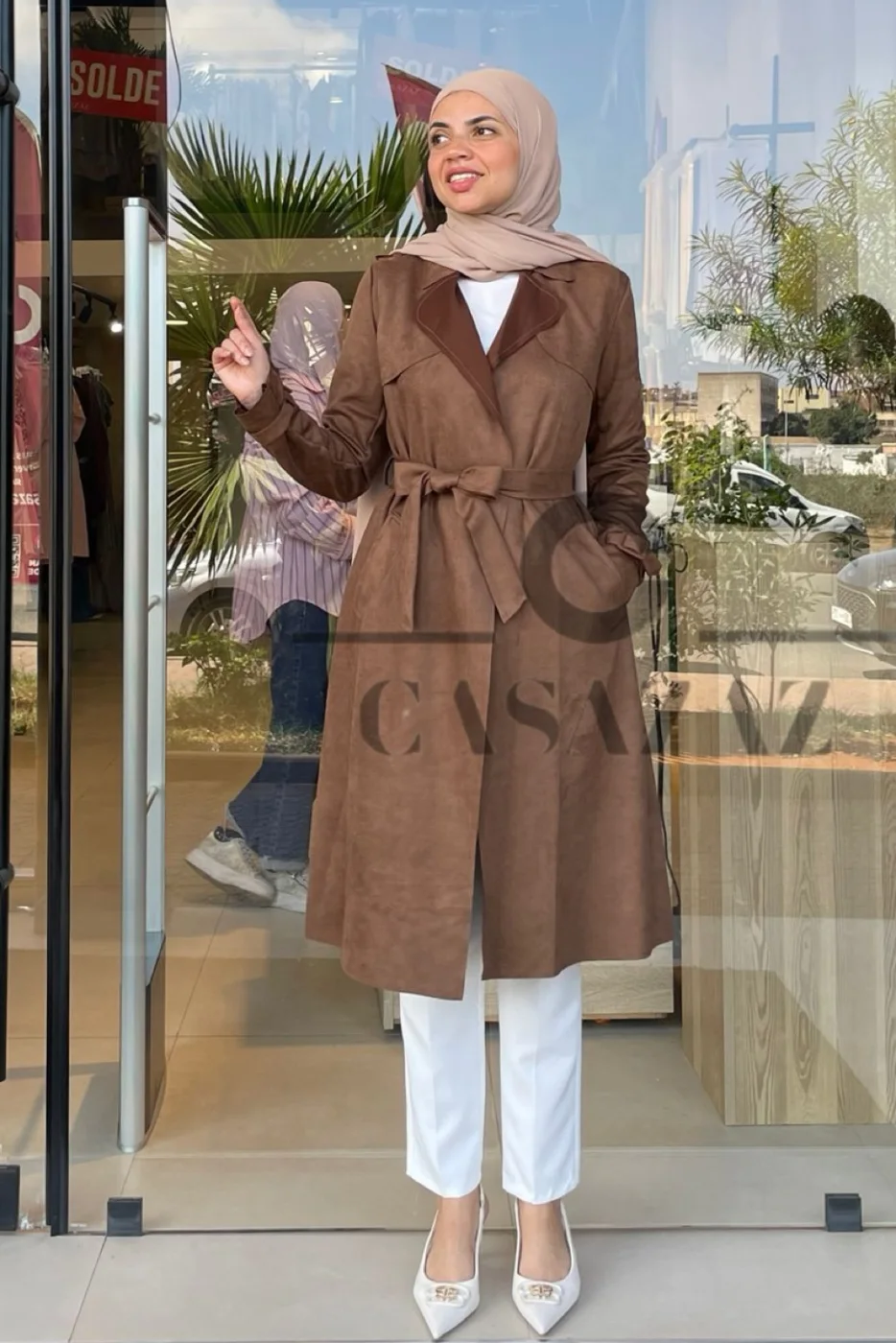 Trench Effet Daim | CasaZaz