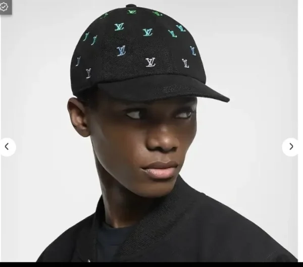 Louis Vuitton Cap Black Print  | MASSIMOLUXURYOUTLET