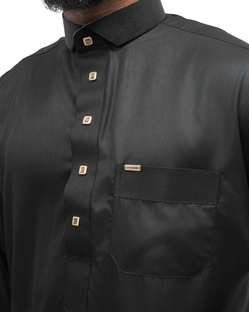 QAMIS ADAM NOIR – ÉLÉGANCE PREMIUM & CONFORT ABSOLU | AMCOSMETIK