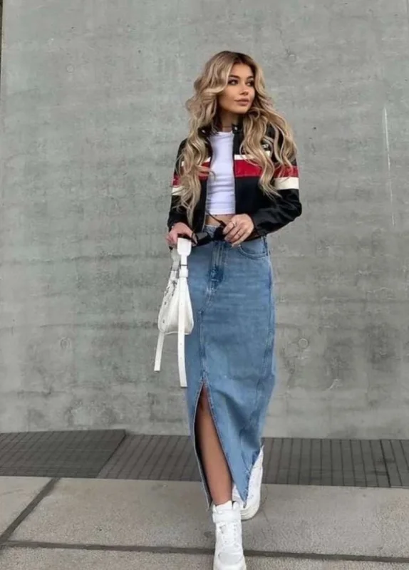 FALDA LARGO VAQUERO | New Secret
