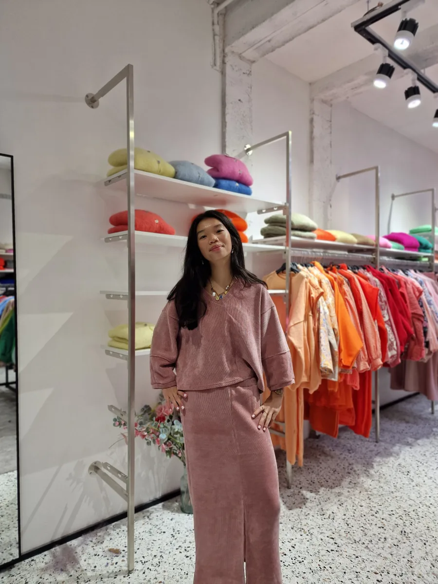 VELVET TWO PIECE SKIRT & BLOUSE | Salsa Color