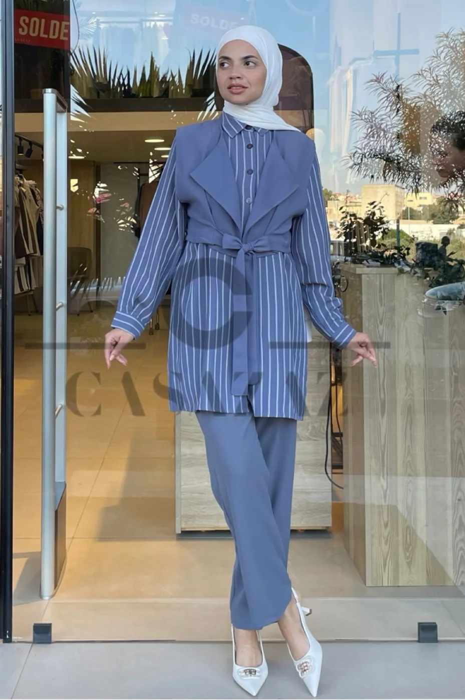 Ensemble Chemise Rayée | CasaZaz