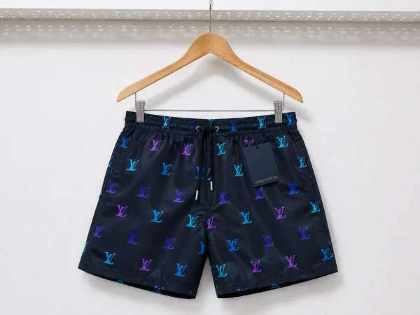Louis Vuitton Swimm Shorts Black Print | 