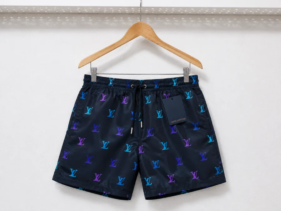 Louis Vuitton Swimm Shorts Black Print | 